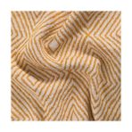 Tekstıl Lüks 100% Pamuk Dekoratif Desenli Kırlent Kılıfı 4 Adet Set 45X45 Cm, Kaliteli Pamuklu Kumaş Kırlent ve Minder Kılıfı (Altın Sarısı, 4 Adet 45X45 Cm) - standart