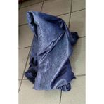 Tekstilci Tay Tüyü Damarlı Kaymaz Altlı Koltuk Kanepe Çekyat Örtüsü - 180 x 220 cm - Lacivert