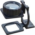 Tekstilciler Için Kumaş Kontrolü Büyüteç,katlanan, Metal 15X Büyütme - Renkli