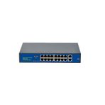 Tektra TKS-1620GBL-A 16 Port Poe + 2 Uplink Switch