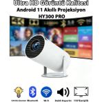 Tekvora 4K Destekli Android Projeksiyon Cihazı Wifi Bluetooth Mini Ev Sineması - Beyaz