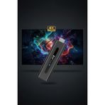 Tekvora Android 14 Tv Stick 4K Ultra Hd | Dual Wifi | Bluetooth | Akıllı Tv Dönüştürücü - siyah