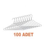 Tel Askı 100lü Elbise Askılığı Pantolon Askısı 5409