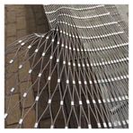 Tel kafes galvanizli halat ağı paslanmaz çelik 304, 2 mm tel çapı, ilmik deliği 8 cm, geçmeli bağlantı, hırsızlığa karşı koruma çiti, darbeye dayanıklı sınır koruma ağı (Renk: Gümüş-2 mm çap, Boyut: 1 x