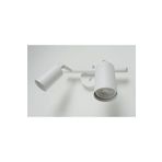 Tel Lighting 2'li Spot GU10 Ampül Dahil Aplik Beyaz