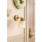 Tel Lighting Çift Cam Aplik Antik Bronz Eskitme