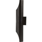 Tel Lighting Kesik Boru Aplik Siyah Metal