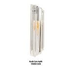 Tel Lighting Roma Cam Aplik Yedek Cam Siyah