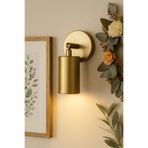 Tel Lighting Sarı Eskitme Tekli Metal Spot Aydınlatma, El Yapımı Aplik