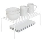 Tel Organizer Dolap Depolama Rafı 4'lü Set 22X40CM Beyaz