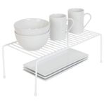 TEL ORGANİZER DOLAP DEPOLAMA RAFI 6'LI SET 22X40CM BEYAZ