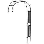 Tel örgü bahçe kemeri, kafes bahçe kemeri, metal kemer, genişlik 280 cm, yükseklik 240 cm, derinlik 40 cm, bitki standı, düğün kemeri, dekoratif kemer