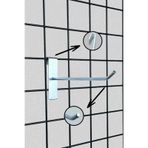 Tel Pano Kancası 10 cm - Askı Kanca Raf Askısı Raf Aksesuar Tel Askı Çorap Kancası (50)