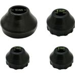 Tel Sandalye Masa Sehpa Ayak Pabucu 6 Mm (20 ADET) Siyah