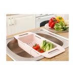 Telahome Plastik Ayarlanabilir Evye Pudra Lavabo Süzgeci