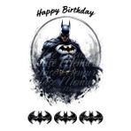 telaşe memuru BATMAN Pasta Süsü - Pasta Resmi ve Baskısı - Batman Doğum Günü Yenilebilir Kağıt Baskı 10