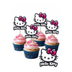 telaşe memuru Hello Kitty 10 Adet Cupcake Pasta Süsü - Hello Kitty Şekilli Kürdan Süs ve Doğum Günü Konsepti