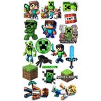 telaşe memuru Minecraft Pasta Süsü - Minecraft Yenilebilir Pasta Resmi ve Yenilebilir Kağıt Baskısı