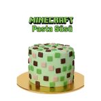 telaşe memuru Şeker Hamuru Pasta Tamamlayıcı Süs - Minecraft 60 Adet Kare Pasta Süsü - Yenilebilir Pasta Süsü