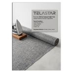 TELASTAR 3 Metre Eni 90 Cm Gri-Siyah Renk 60 Gr Ütü ile Yapışan Kaliteli Kağıt Tela, Kumaş Telası, Astarı