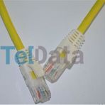 Teldata TLD-050Y Cat6 0.50 mt Sarı UTP Patch Kablo