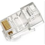 Teldata TLD-100 Cat6 100 Adet RJ45 Konnektör - Siyah