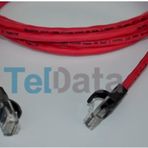 Teldata TLD-100K Cat6 1 mt Kırmızı UTP Patch Kablo