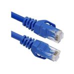 Teldata TLD-100M Cat6 1 mt Mavi UTP Patch Kablo