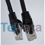 Teldata TLD-100S Cat6 1 mt Siyah UTP Patch Kablo