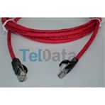 Teldata TLD-500K Cat6 5 mt Kırmızı UTP Patch Kablo