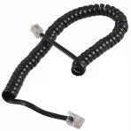 Telefon Ahize Kablosu Spiral Siyah (Avd-175)