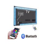 Telefon Bluetooth Kontrol Lcd Led Tv Için Tv Arkası Rgb Usb Şerit Led