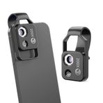 Telefon için Mikroskop 200X Üniversal Klipsli Cep Mikroskobu HD Optik Lens ve iPhone Android Telefon için Büyüteçli Dijital Mikroskop Yetişkinler ve Çocuklar için LED Aydınlatmalı CPL LENS
