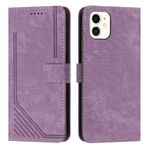 Telefon Kapaklı Kılıf iPhone 11 ile Uyumlu Bilek Kayışı Telefon Kılıfı Cüzdan Çevirmeli Telefon Kılıfı Kart Yuvası Tutucu Kapak Çevirin Telefon Kılıfı iPhone 11 ile Uyumlu Kılıf Kapağı(Purple)