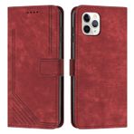 Telefon Kapaklı Kılıf iPhone 11 Pro ile Uyumlu Bilek Kayışı Telefon Kılıfı Cüzdan Çevirmeli Telefon Kılıfı Kart Yuvası Tutucu Kapak Çevirin Telefon Kılıfı iPhone 11 Pro ile Uyumlu Kılıf Kapağı(Rosso)