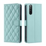 Telefon Kapaklı Kılıf Sony Xperia 10 II ile uyumlu Kredi Kartı Tutuculu Cüzdan kılıfı, Yumuşak PU Deri Manyetik Bilek Omuz Askısı, Flip Folio Kitap PU Deri Telefon Kılıfı Darbeye Dayanıklı Kapak Kadın