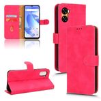 Telefon Kapaklı Kılıf UMIDIGI G3/G3 Max/G3 Plus ile Uyumlu Cüzdan Kılıf Kart Tutuculu, Çevirmeli Kılıf Bilek Kayışlı PU Deri Telefon Cüzdan Kılıfı Darbeye Dayanıklı Kapak Kılıf Kapağı(Rose red)