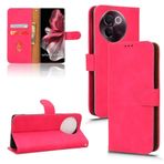 Telefon Kapaklı Kılıf Vivo V30E 5G ile Uyumlu Cüzdan Kılıf Kart Tutuculu, Çevirmeli Kılıf PU Deri Telefon Cüzdan Kılıfı Bilek Kayışlı Darbeye Dayanıklı Koruyucu Kapak Kılıf Kapağı(Rose red)
