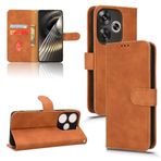 Telefon Kapaklı Kılıf Xiaomi Redmi Turbo 3 ile Uyumlu Cüzdan Kılıf Kart Tutuculu, Çevirmeli Kılıf PU Deri Telefon Cüzdan Kılıfı Bilek Kayışlı Darbeye Dayanıklı Koruyucu Kapak Kılıf Kapağı(Brown)