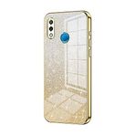 Telefon Kılıfı Paketleri Huawei P20 Lite/Nova 3E Kılıfı ile uyumlu, Şeffaf Parıltılı Elektro Kaplama Hibrit Koruyucu Telefon Kapağı, P20 Lite/Nova 3E için İnce Şeffaf Çizilmez Şok Emme TPU Tampon Kılı