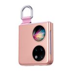 Telefon Kılıfı Paketleri Huawei P60 Cep ile Uyumlu İnce Kılıf, Rin'li Çevirmeli Kılıf, Sert PC Düşme Koruması Huawei P60 Cep ile Uyumlu Darbeye Dayanıklı Koruyucu Kapak Kılıf(Pink)