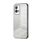 Telefon Kılıfı Paketleri VIVO IQ00 U5 Kılıfı ile uyumlu, Şeffaf Parıltılı Elektro Kaplama Hibrit Koruyucu Telefon Kapağı, IQ00 U5 için İnce Şeffaf Çizilmez Şok Emme TPU Tampon Kılıfı Kılıf(Noir)