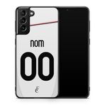 Telefon Kılıfı Samsung Galaxy S21 FE ile Uyumlu Milano Açık Hava Futbol Forması Özelleştirilebilir Ronaldo Messi Neymar mbappe Ref 111
