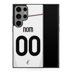 Telefon Kılıfı Samsung Galaxy S22 Ultra ile Uyumlu Açık Milan Futbol Forması Özelleştirilebilir Ronaldo Messi Neymar mbappe Ref 116