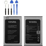 Telefon Kulübesi Vestel V4 Batarya Pil + Tamir Seti