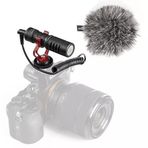 Telefon Makinesi Kamera Uyumlu Universal Video Mikrofonu İç Dış Mekan Kullanıma Uygun Youtuber Twich Yayıncı Mikrofon Sokak Ropörtajları için RK-MM1