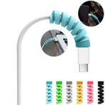 Telefon Şarj Kablo Koruyucu Silikon Spiral Usb Koruyucu 4Lü Paket (444399256)