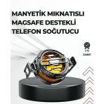 Telefon Soğutucu | Led Işık Efektli | Power Aparatlı | Sessiz Ve Taşınabilir Model Mir87936072