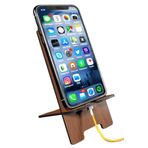 Telefon Tablet Tutucu Aparatı Sabitleyici Masa Üstü Ahşap Telefon Tutacağı
