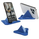 Telefon Tablet Tutucu – Piramit Tasarım 3 Açılı Masaüstü Stand, iPhone ve Android Uyumlu, Ofis, Online Ders ve Toplantılar İçin, 4–11 İnç (1, Mavi)